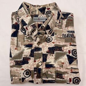 Men's Abstract Patterned Shirt